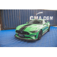 Maxton Design "Street Pro" spoiler pod přední nárazník ver.1 pro Ford Mustang MK6 GT Facelift, plast ABS bez povrchové úpravy