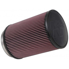 K&N univerzální kulatý filtr se vstupem 127 mm a výškou 229 mm, gumový vrchlík