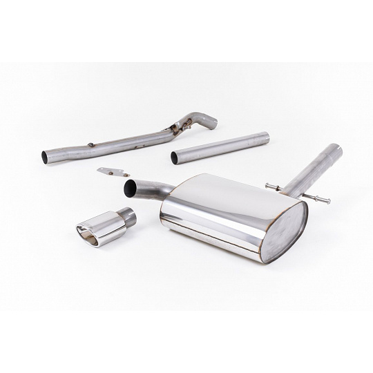 Milltek Sport výfukový systém cat-back bez rezonátoru (hlasitější) pro Volkswagen Corrado VR6 1992-1995, typ koncovek: leštěné