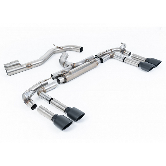 Milltek Sport výfukový systém cat-back Race System - 80mm bez rezonátoru (nejhlasitější) pro Audi S3 2.0TFSI Quattro Sedan 310PS 8Y (s OPF/GPF) 2020-2024, typ koncovek: oválná černá Milltek Sport výfukový systém cat-back Race System - 80mm bez rezonátoru (nejhlasitější) pro Audi S3 2.0TFSI Quattro Sedan 310PS 8Y (s OPF/GPF) 2020-2024, typ koncovek: oválná černá