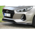 Maxton Design spoiler pod přední nárazník ver.1 pro Hyundai I30 Mk3, carbon-Look