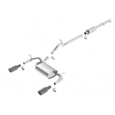 Borla Cat-Back výfukový systém "Touring" typ 41 pro Jeep Wrangler JKU 3,6l 4WD 4-dvéř. r.v. od 12-18, typ koncovek: černé Borla Cat-Back výfukový systém "Touring" typ 41 pro Jeep Wrangler JKU 3,6l 4WD 4-dvéř. r.v. od 12-18, typ koncovek: černé