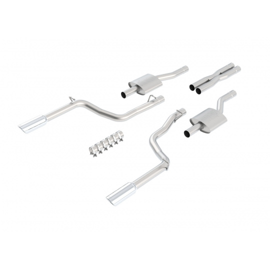 Borla Cat-Back výfukový systém "ATAK" pro Dodge Magnum SRT-8 6,1l V8 s automatickou převodovkou, RWD, 4-dvéř., r.v. 2005-2008 Borla Cat-Back výfukový systém "ATAK" pro Dodge Magnum SRT-8 6,1l V8 s automatickou převodovkou, RWD, 4-dvéř., r.v. 2005-2008