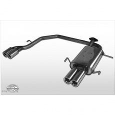 Fox Sportauspuff koncový tlumič výfuku s koncovkou 2x90 Typ 13 na obou stranách pro Nissan Primera Traveller s motorem 1.6, 1.8, 2.0, 2.0 TD, Kombi/Traveller