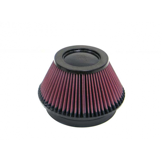 K&N univerzální kulatý zkosený filtr se vstupem 152 mm a výškou 102 mm, karbonový vrchlík