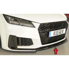 Rieger lipa pod přední nárazník pro Audi TTS 8J-FV, 8S kupé, roadster po faceliftu, 09/18-, plast ABS bez povrchové úpravy Rieger lipa pod přední nárazník pro Audi TTS 8J-FV, 8S kupé, roadster po faceliftu, 09/18-, plast ABS bez povrchové úpravy