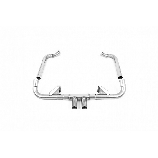 Milltek Sport výfukový systém OPF-Back bez zadního tlumiče výfuku pro Porsche Cayman 718 GTS 2.5T 2016-2020, typ koncovek: GT-100 titanové modré Milltek Sport výfukový systém OPF-Back bez zadního tlumiče výfuku pro Porsche Cayman 718 GTS 2.5T 2016-2020, typ koncovek: GT-100 titanové modré