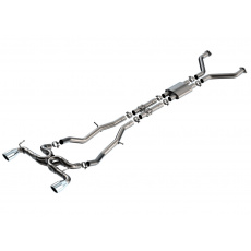 Borla Cat-Back výfukový systém "ATAK" pro Nissan Z 3.0L V6, automat/manual, RWD, 2-dveř., r.v. 2023-2024, typ koncovek: chromové Borla Cat-Back výfukový systém "ATAK" pro Nissan Z 3.0L V6, automat/manual, RWD, 2-dveř., r.v. 2023-2024, typ koncovek: chromové