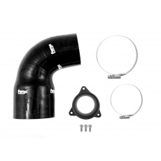 Forge Motorsport zvětšený vstup do turba pro Hyundai Veloster N facelift, barva hadice: černá Forge Motorsport zvětšený vstup do turba pro Hyundai Veloster N facelift, barva hadice: černá