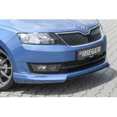 Rieger spoiler pod přední nárazník pro Škoda Rapid NH notchback, spaceback vč. faceliftu, r.v. 05/17-, 07/12-04/17, plast ABS bez povrchové úpravy Rieger spoiler pod přední nárazník pro Škoda Rapid NH notchback, spaceback vč. faceliftu, r.v. 05/17-, 07/12-04/17, plast ABS bez povrchové úpravy