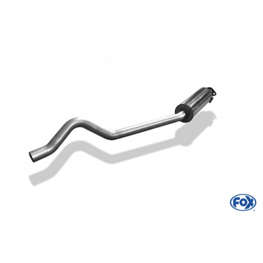 Fox Sportauspuff přední díl s tlumičem pro Opel Astra F s motorem 1.4, 1.5 D, 1.6, 1.6 D, 1.8, 2.0, hatchback/notchback