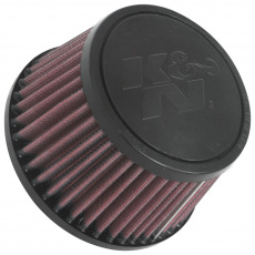 K&N univerzální kuželovitý zkosený filtr se vstupem 100 mm a výškou 83 mm, gumový vrchlík