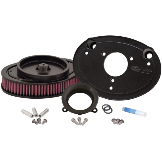 K&N Street Metal sportovní kit sání pro HARLEY DAVIDSON FLHX Street Glide 103 CI 2012, 2013 Aluminum kovový vrchlík, výška: 48 mm