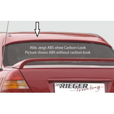 Rieger patka na zadní okno pro Mercedes třída C W202 sedan, plast ABS s povrchovou úpravou Carbon-Look Rieger patka na zadní okno pro Mercedes třída C W202 sedan, plast ABS s povrchovou úpravou Carbon-Look