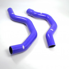 Samco Sport 2-dílná sada silikonových hadic pro vedení tlakového vzduchu pro Jeep Cherokee 2001 - 2004 CRD UK/EU modely (2.5/2.8l Diesel Turbo s 51mm turbem), barva: modrá