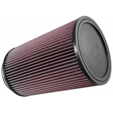 K&N univerzální kulatý filtr se vstupem 127 mm a výškou 254 mm, gumový vrchlík