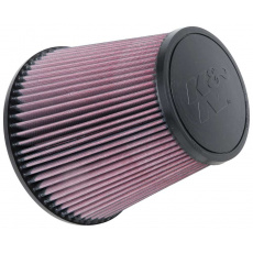 K&N univerzální kulatý zkosený filtr se vstupem 98 mm a výškou 178 mm, gumový vrchlík