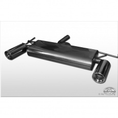 Fox Sportauspuff koncový tlumič výfuku s koncovkou 1x100 Typ 13 na obou stranách pro Kia Sportage s motorem 2.0