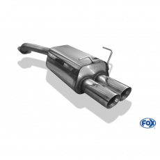 Fox Sportauspuff koncový tlumič výfuku s koncovkou 2x90 Typ 25 pro Honda CR-V 2012- s motorem 1.6 D, 2.0, 2.2 D