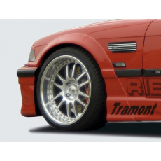 Rieger lem blatníku widebody II pro BMW řada 3 E36 kabriolet, kupé, sedan, GFK (laminát), mont. strana levá