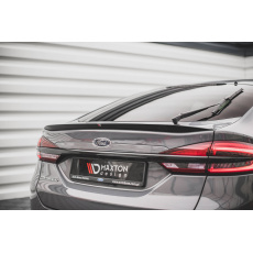 Maxton Design prodloužení spoileru pro Ford Mondeo Mk5 Facelift, černý lesklý plast ABS, liftback