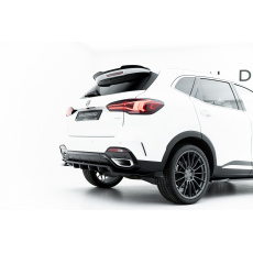 Maxton Design spoiler pod zadní nárazník s žebrováním pro MG HS Mk1 Facelift, černý lesklý plast ABS