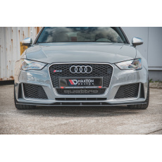 Maxton Design "Racing durability" spoiler pod přední nárazník pro Audi RS3 8V, plast ABS bez povrchové úpravy