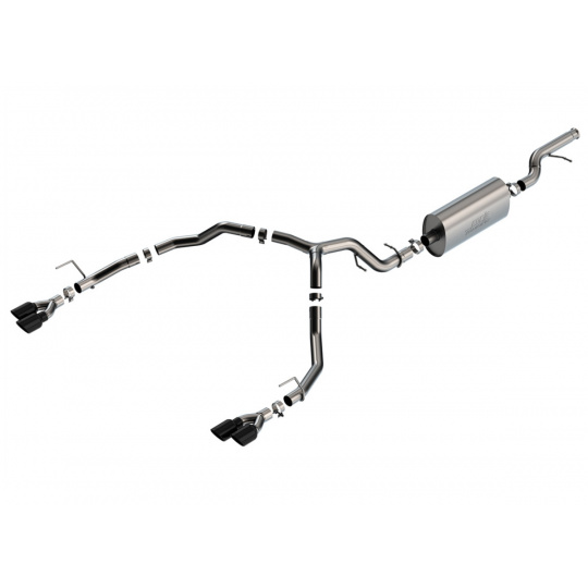 Borla Cat-Back výfukový systém "Touring" pro Chevrolet Tahoe Premier 5,3l V8 s aut. převodovkou, 2WD/4WD, 4-dvéř., r.v. 2021-2023, typ koncovek: černé Borla Cat-Back výfukový systém "Touring" pro Chevrolet Tahoe Premier 5,3l V8 s aut. převodovkou, 2WD/4WD, 4-dvéř., r.v. 2021-2023, typ koncovek: černé