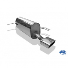 Fox Sportauspuff koncový tlumič výfuku s koncovkou 145x65 Typ 59 pro Hyundai i20 2008- s motorem 1.2