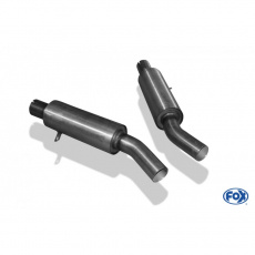Fox Sportauspuff přední díl s tlumičem pro BMW Z8  s motorem 4.9