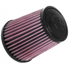 K&N univerzální kulatý zkosený filtr se vstupem 64 mm a výškou 127 mm, gumový vrchlík