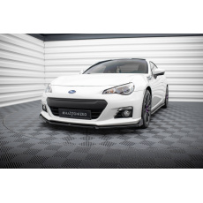 Maxton Design spoiler pod přední nárazník ver.1 s křidélky pro Subaru BRZ Mk1, černý lesklý plast ABS