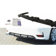 Maxton Design středový spoiler zadního nárazníku s žebrováním pro Lexus CT Mk1 Facelift, carbon-Look