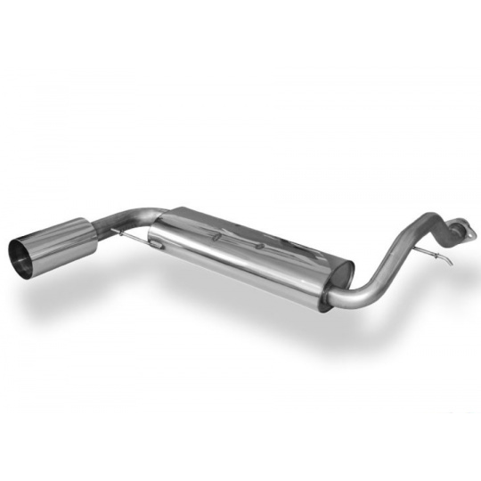 Fox Sportauspuff koncový tlumič výfuku s koncovkou 1x114 Typ 10 na levé straně pro Honda CRX II s motorem EC8, EC9, ED6, ED7, ED9 Fox Sportauspuff koncový tlumič výfuku s koncovkou 1x114 Typ 10 na levé straně pro Honda CRX II s motorem EC8, EC9, ED6, ED7, ED9