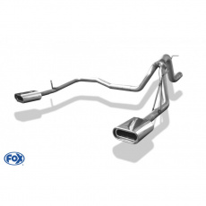 Fox Sportauspuff koncový díl s koncovkou 160x80 Typ 53 na obou stranách pro Jeep Cherokee KK 2008- s motorem 2.8 D