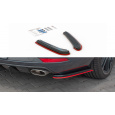 Maxton Design boční difuzory pod zadní nárazník ver.2 pro Seat Leon Cupra Mk3 Facelift, carbon-Look, s červenou linkou