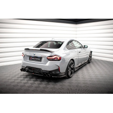 Maxton Design boční difuzory pod zadní nárazník ver.2 pro BMW řada 2 G42 M240i, černý lesklý plast ABS