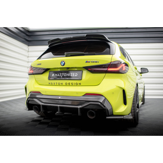 Maxton Design difuzor zadního nárazníku ver.2 pro BMW řada 1 F40, materiál pravý karbon, M-Pack/ M135i