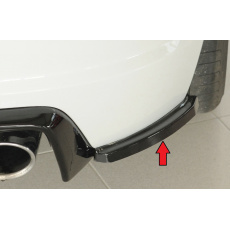 Rieger spoiler pod zadní nárazník na pravé straně pro Audi TT 8J-FV, 8S roadster r.v. 09/18-, plast ABS lakovaný do černé lesklé barvy Rieger spoiler pod zadní nárazník na pravé straně pro Audi TT 8J-FV, 8S roadster r.v. 09/18-, plast ABS lakovaný do černé lesklé barvy