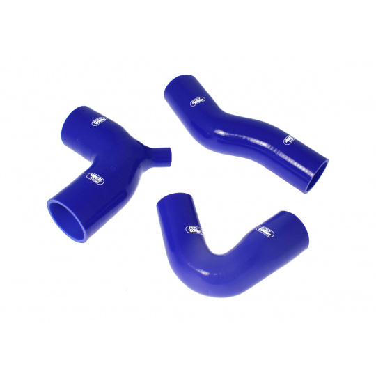 Samco Sport 3-dílná sada silikonových hadic pro vedení tlakového vzduchu pro Ford Escort Cosworth YBT92 2/1992 - 5/1994 s turbodmychadlem T35, barva: modrá Samco Sport 3-dílná sada silikonových hadic pro vedení tlakového vzduchu pro Ford Escort Cosworth YBT92 2/1992 - 5/1994 s turbodmychadlem T35, barva: modrá