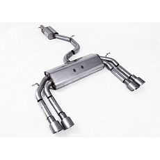 Milltek Sport výfukový systém cat-back Race system s rezonátorem (tišší) bez klapek pro Audi S3 2.0 TFSI quattro Sedan/Cabrio 8V/8V.2 (bez GPF) 2013-2018, dvojité, kulaté, typ koncovek: GT-100 titanové Milltek Sport výfukový systém cat-back Race system s rezonátorem (tišší) bez klapek pro Audi S3 2.0 TFSI quattro Sedan/Cabrio 8V/8V.2 (bez GPF) 2013-2018, dvojité, kulaté, typ koncovek: GT-100 titanové