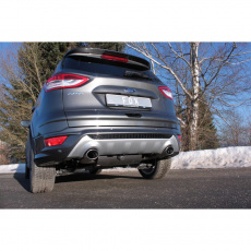 Fox Sportauspuff koncový tlumič výfuku s koncovkou 115x85 Typ 44 na obou stranách pro Ford Kuga II 2008- s motorem 2.0 D
