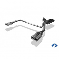 Fox Sportauspuff koncový tlumič výfuku s koncovkou 2x80 Typ 13 na obou stranách pro Jeep Grand Cherokee WG, WJ s motorem 2.7 TD, 3.1 TD, 4.0, 4.7