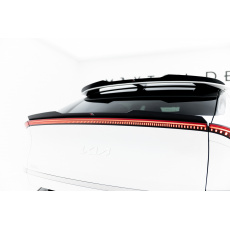Maxton Design spodní prodloužení spoileru pro Kia EV6 Mk1 GT-Line, černý lesklý plast ABS