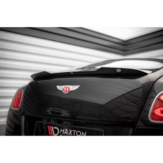 Maxton Design prodloužení spoileru pro Bentley Continental GT Mk2, černý lesklý plast ABS, V8 S, r.v. 2014-2016