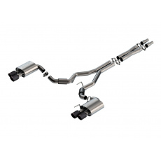 Borla Cat-Back výfukový systém "ATAK" pro Ford Mustang GT, 5l V8, automat/manual, RWD, 2-dveř., bez aktivního výfuk. ventilu, r.v. 2024-, typ koncovek: karbonové Borla Cat-Back výfukový systém "ATAK" pro Ford Mustang GT, 5l V8, automat/manual, RWD, 2-dveř., bez aktivního výfuk. ventilu, r.v. 2024-, typ koncovek: karbonové