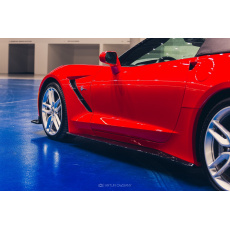 Maxton Design difuzory pod boční prahy pro Chevrolet Corvette C7, černý lesklý plast ABS Maxton Design difuzory pod boční prahy pro Chevrolet Corvette C7, černý lesklý plast ABS