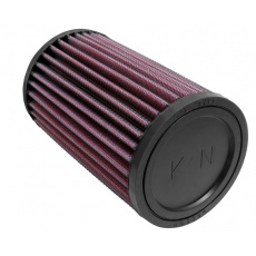 K&N univerzální kulatý filtr se vstupem 62 mm a výškou 152 mm, gumový vrchlík, vnější průměr 89 mm