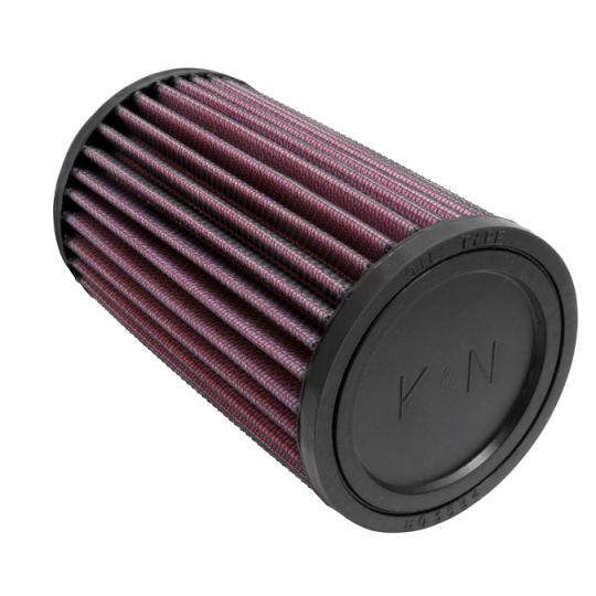 K&N univerzální kulatý filtr se vstupem 62 mm a výškou 152 mm, gumový vrchlík, vnější průměr 89 mm
