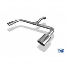 Fox Sportauspuff středový tlumič výfuku pro Toyota RAV 4 s motorem 2.0, 2.2 D, 2.4
